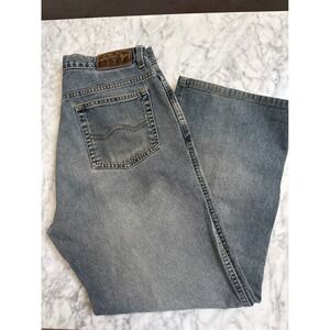 Todd Oldham Jeans TO2 Mens 31x32 Blue Medium Wash Straight Leg Denim 5521MAZ9990
